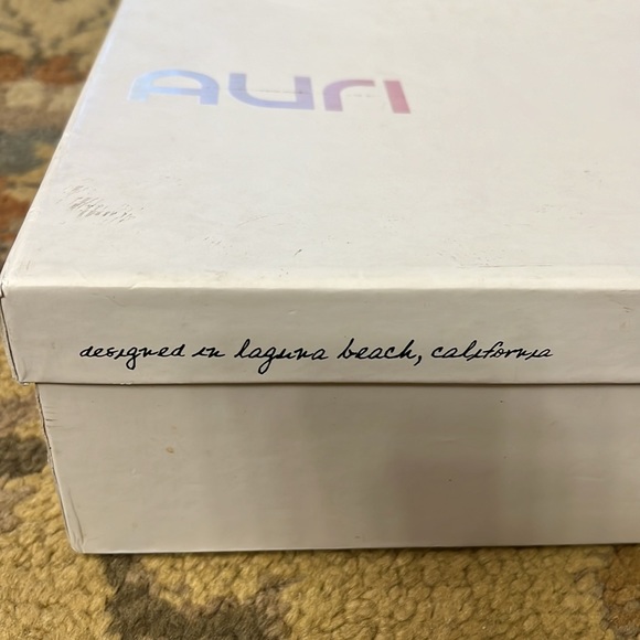 AURI Angie Platform Leather Sandals - Size 39 - US 9 - New in box - Picture 10 of 11